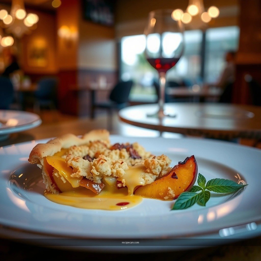 Peach Filling - crumble peach pie recipe