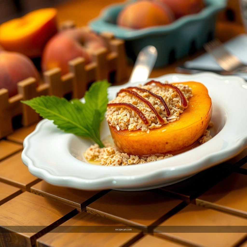 Peach Filling - peach crumble recipe