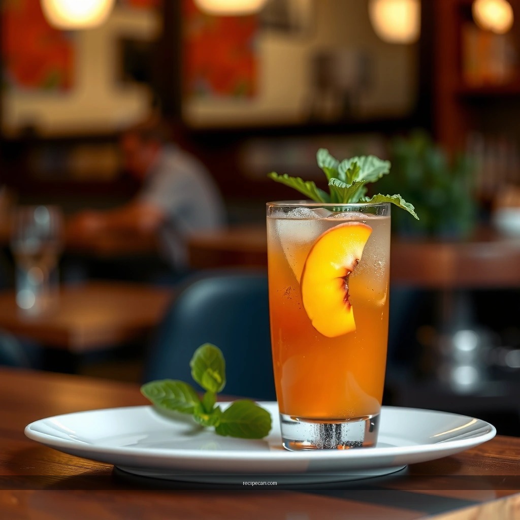 Peach Mojito - peach mojito recipe