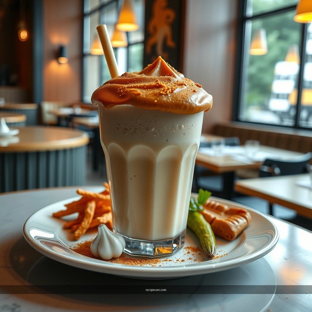 Peanut Butter Milkshake - recipe peanut butter milkshake