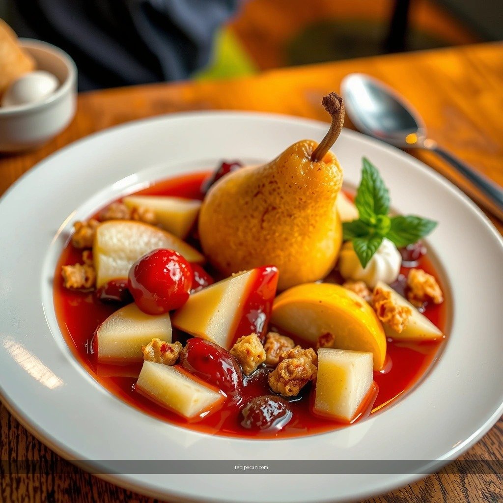 Pear Crumble - pear crumble recipe