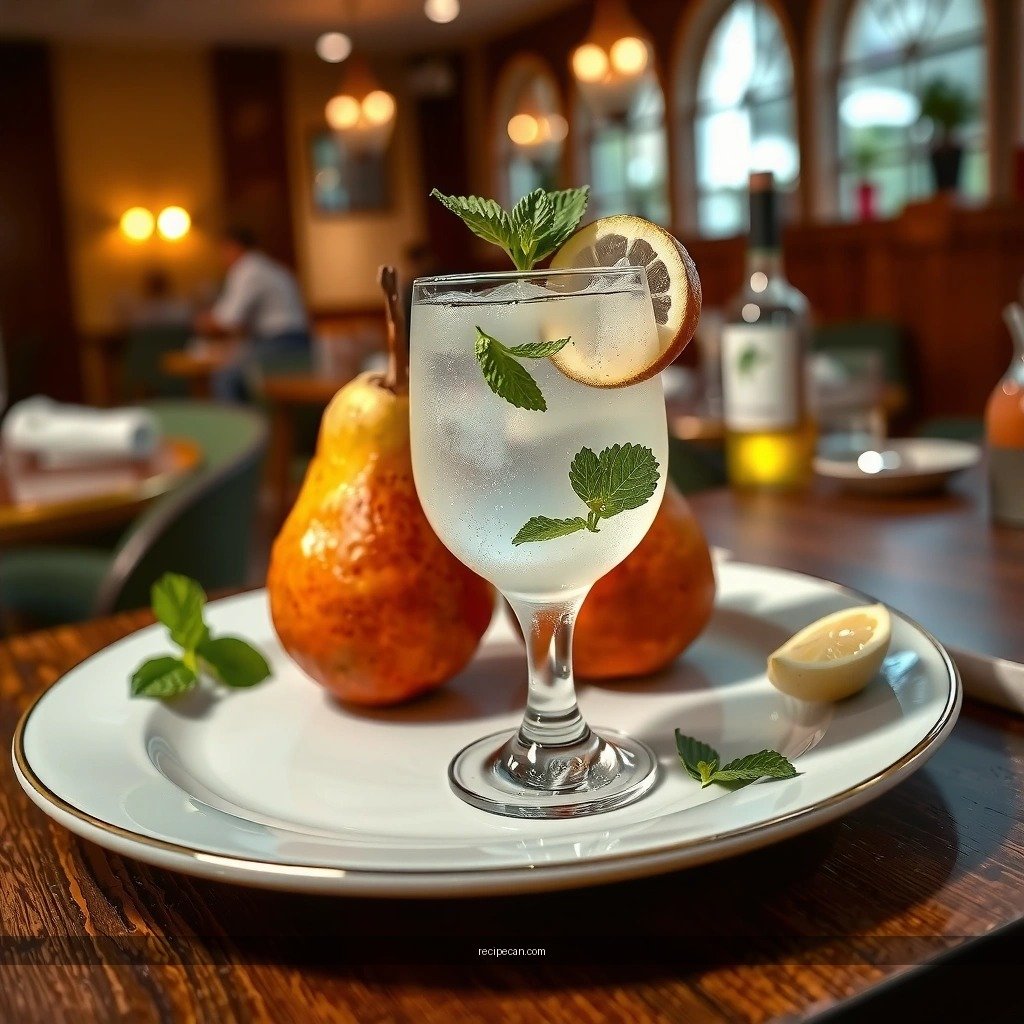 Pear Mojito - pear mojito recipe