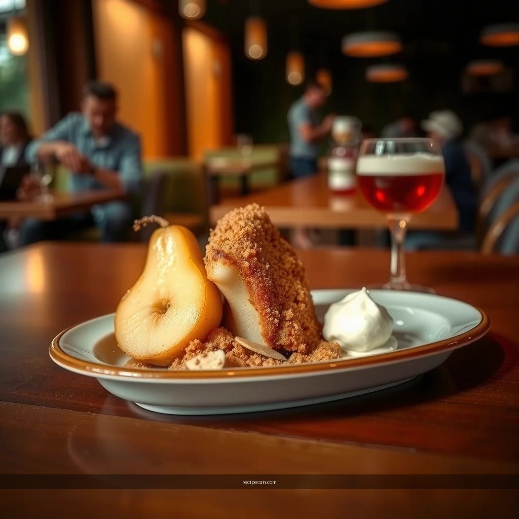 Pears - pear crumble recipe