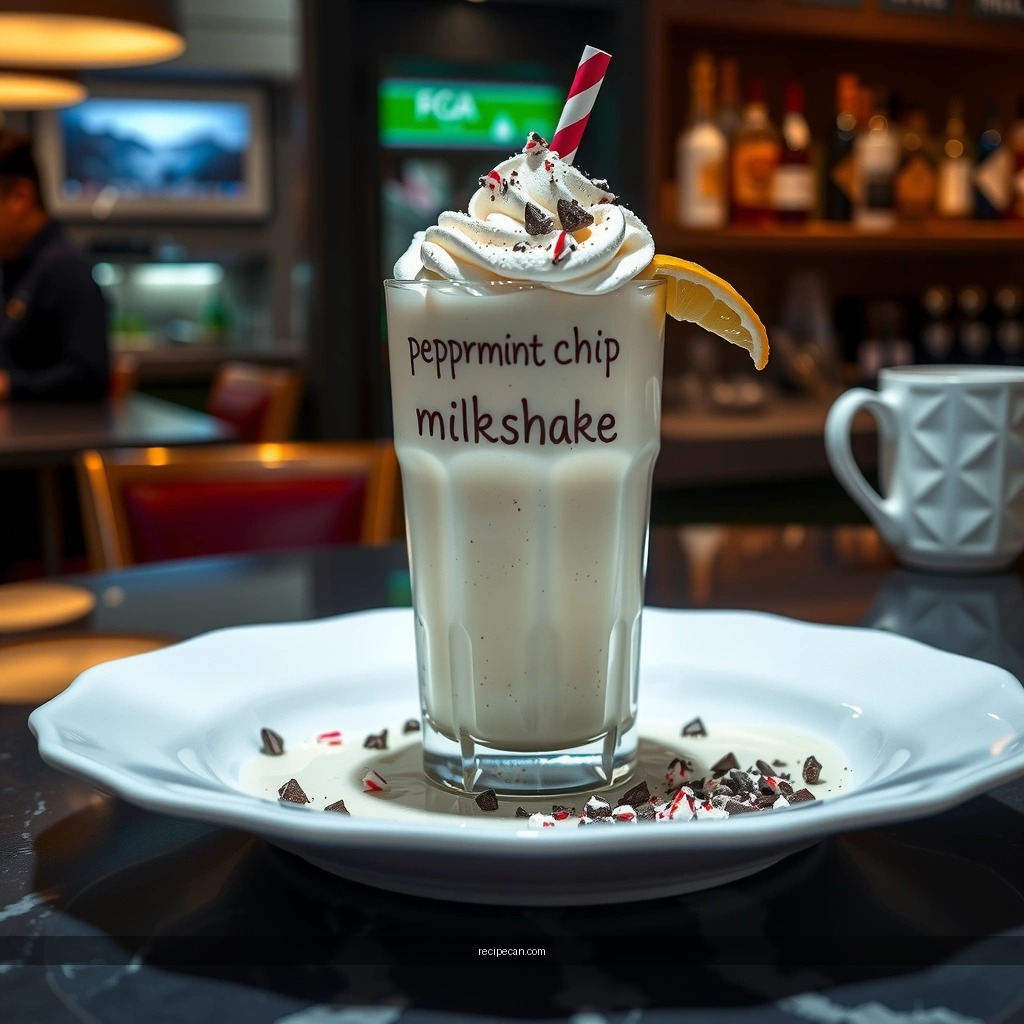 Peppermint Chip Milkshake - peppermint chip milkshake recipe