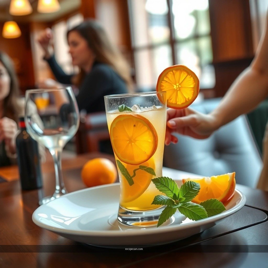 Perfect Glass - orange mojito recipe