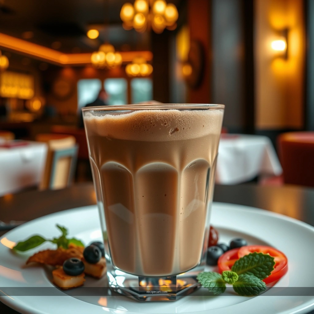 Perfect Texture - simple chocolate milkshake recipe