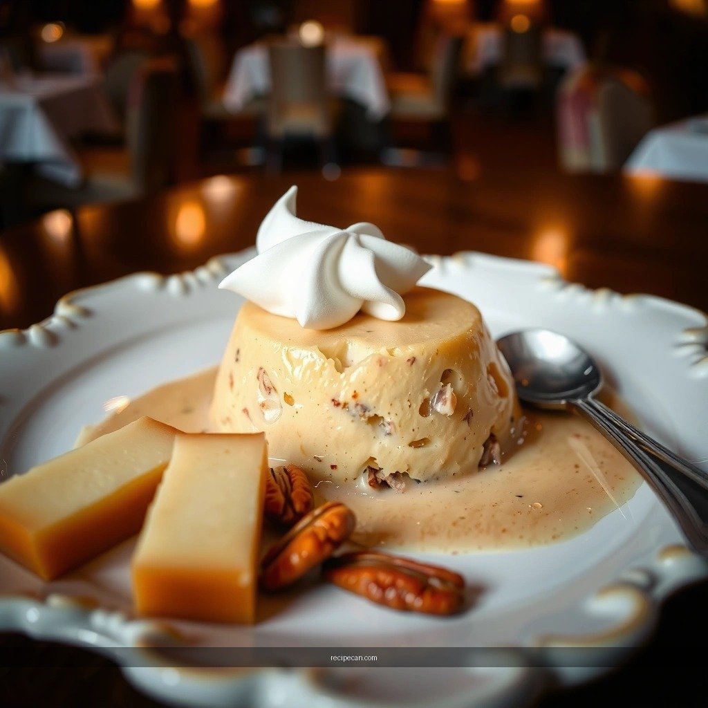 Perfect Texture - recipe for pecan pudding