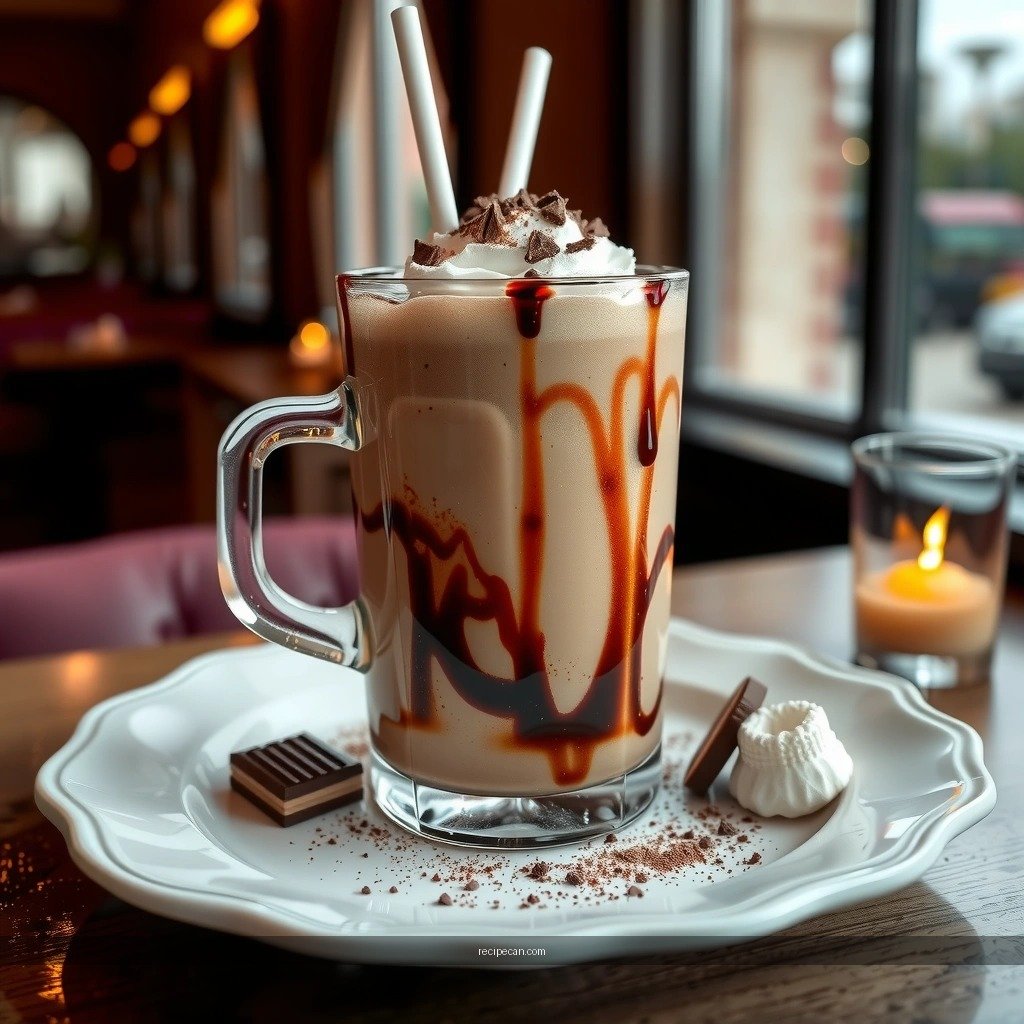Perfect Texture - chocolate malted milkshake recipe
