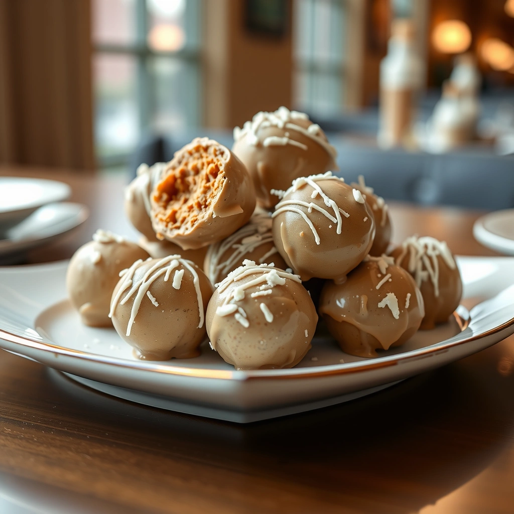 Perfect Texture - easy peanut butter balls recipe