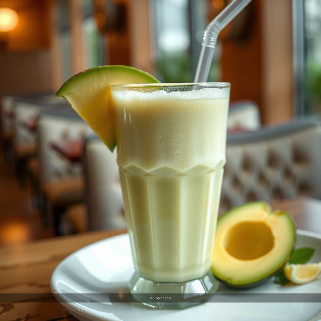 Perfect Texture - recipe for avocado milkshake