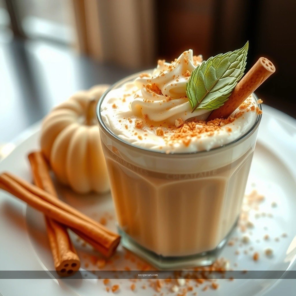 Perfect Texture - pumpkin spice milkshake recipe