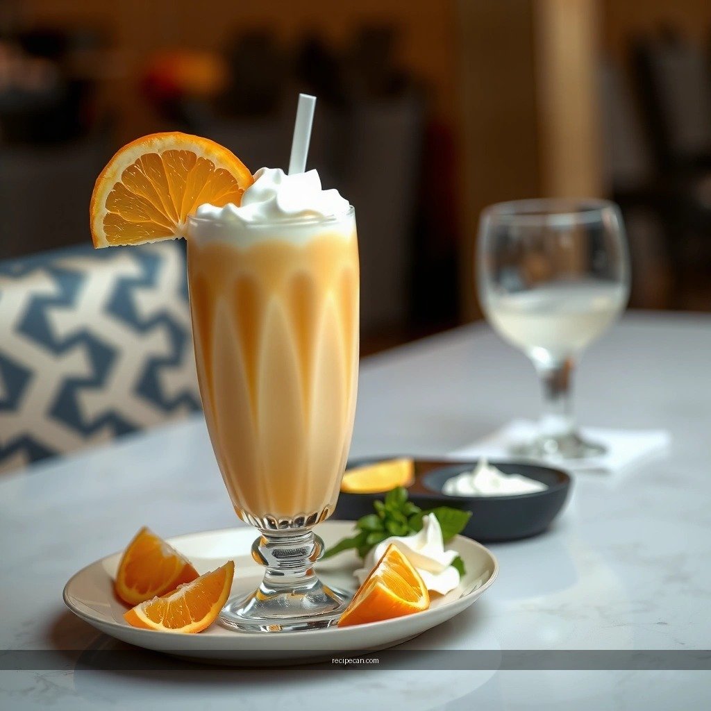 Perfect Texture - orange creamsicle milkshake recipe