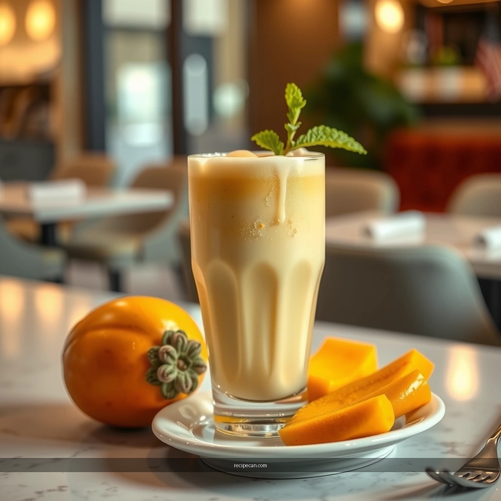 Perfect Texture - mango milkshake recipe