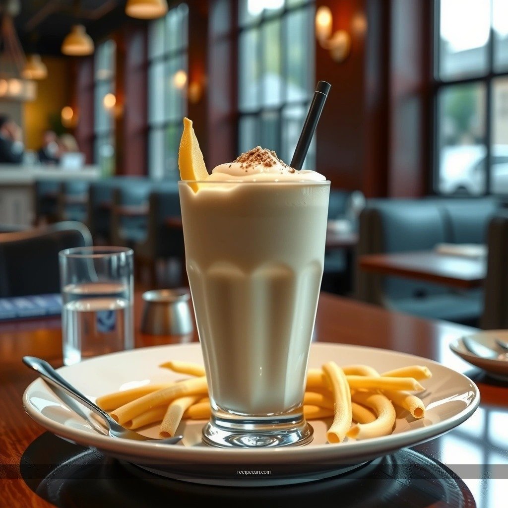 Perfect Thickness - recipe for vanilla milkshake