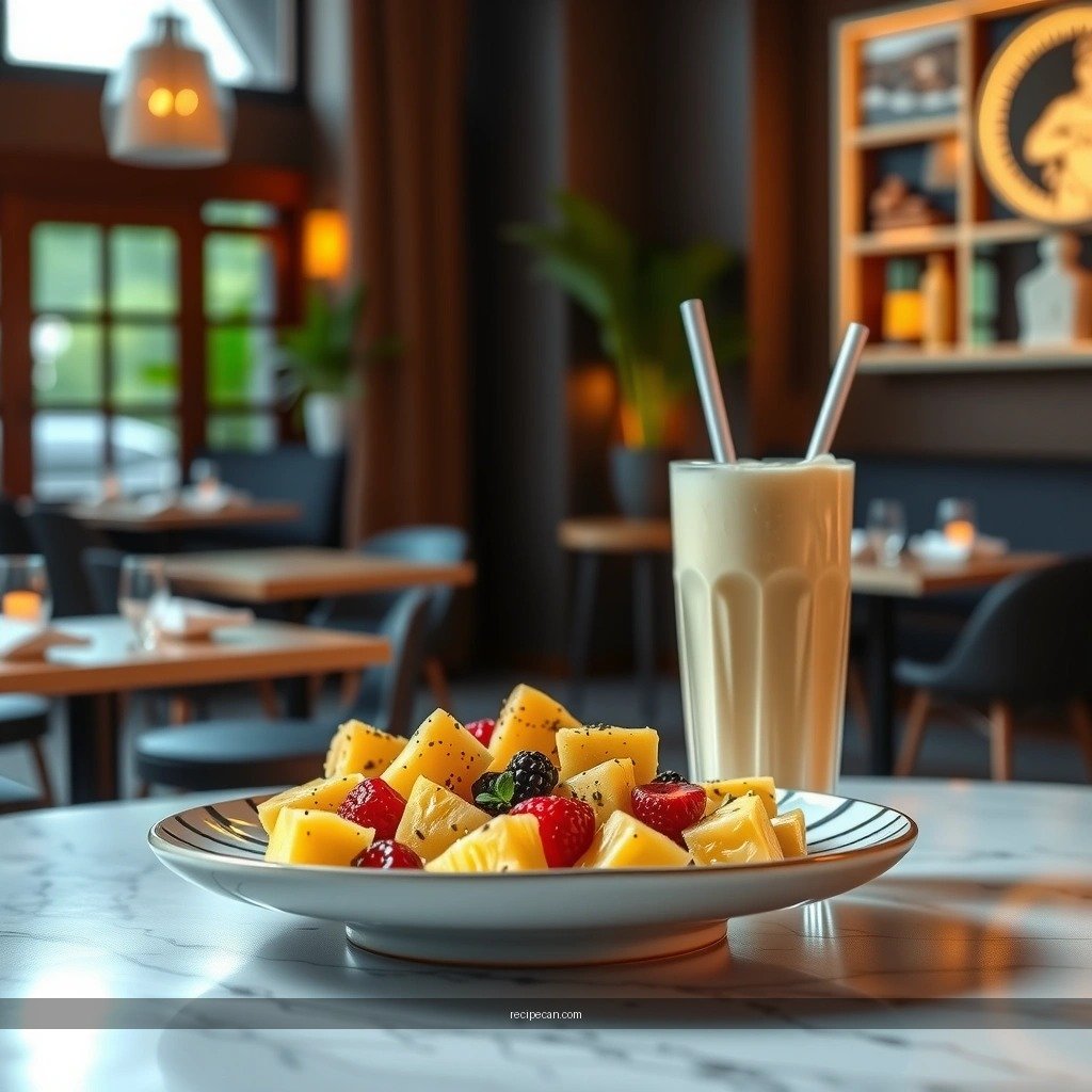 Pineapple Milkshake - recipe for pineapple milkshake