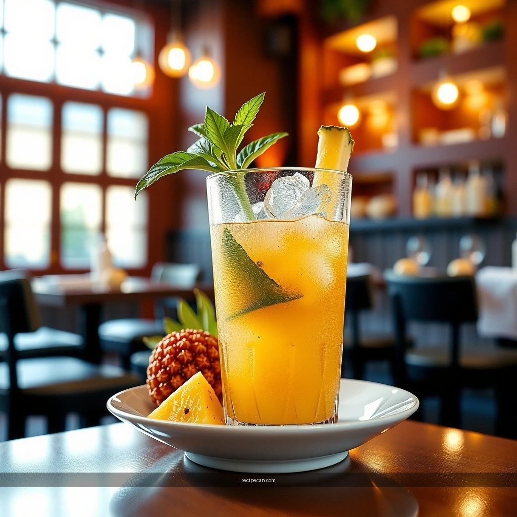 Pineapple Mojito - pineapple mojito drink recipe