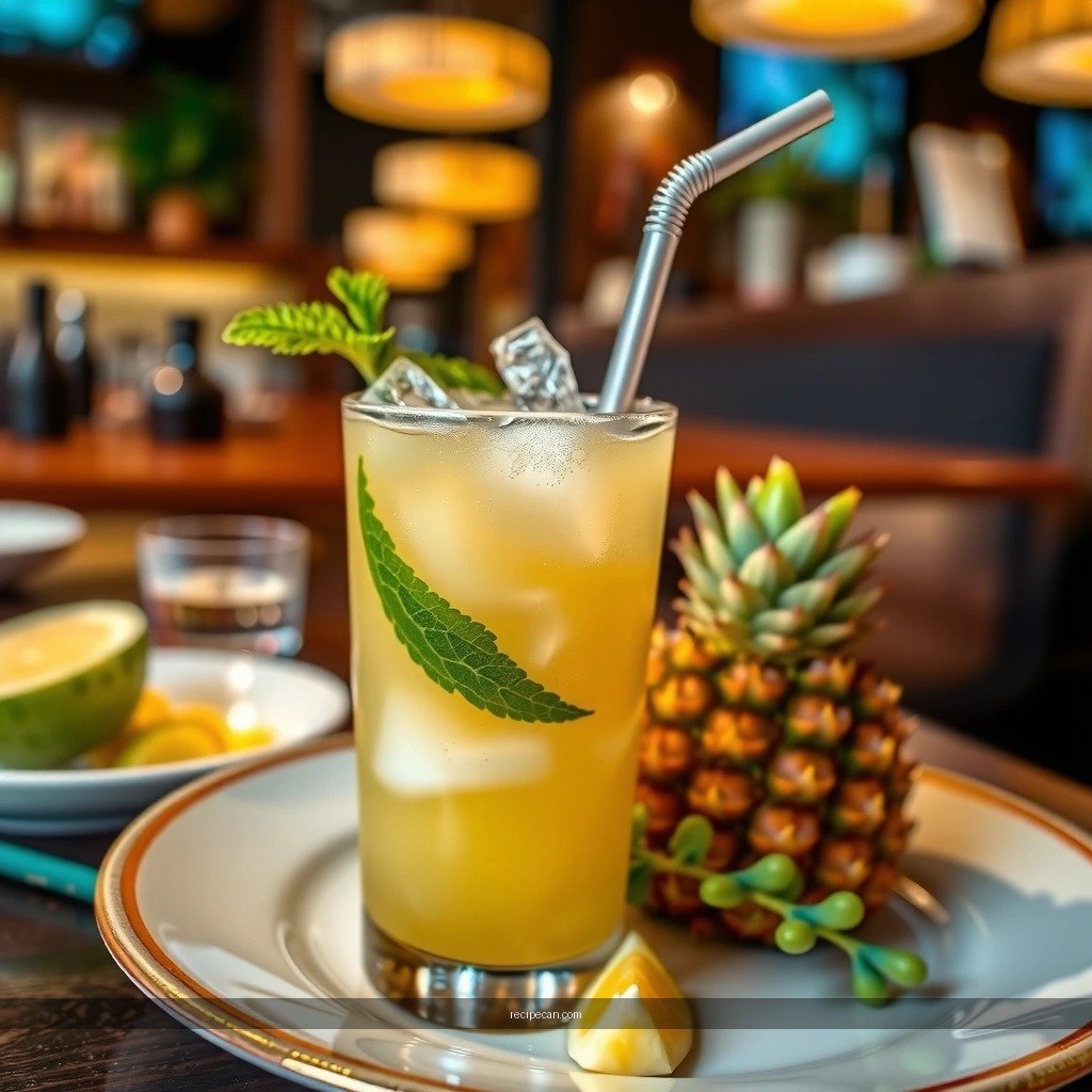 Pineapple Mojito - pineapple mojito cocktail recipe