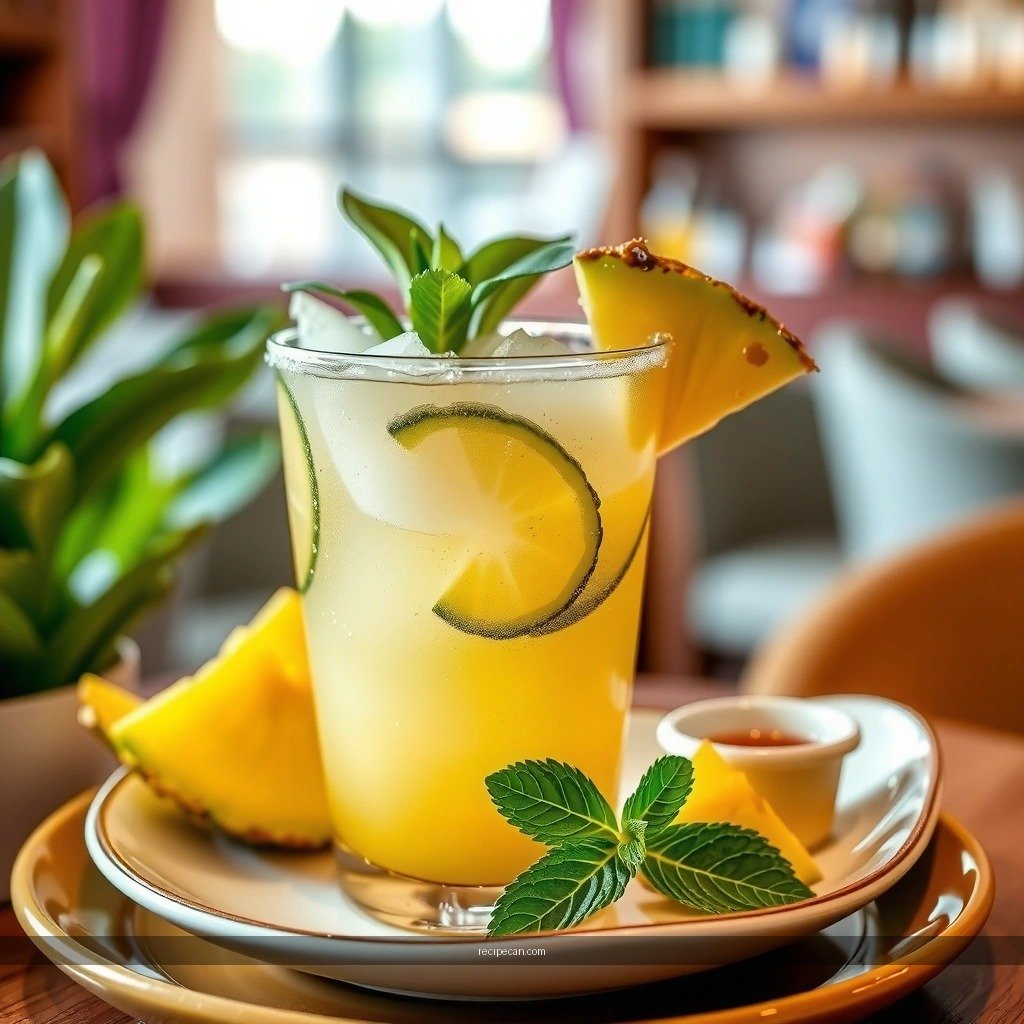 Pineapple Mojito - pineapple mojito drink recipe