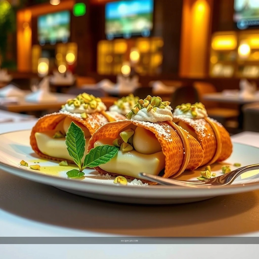 Pistachio Cannoli Shells - pistachio cannoli recipe