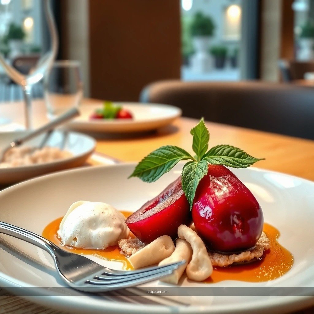 Plums - crumble recipe plum