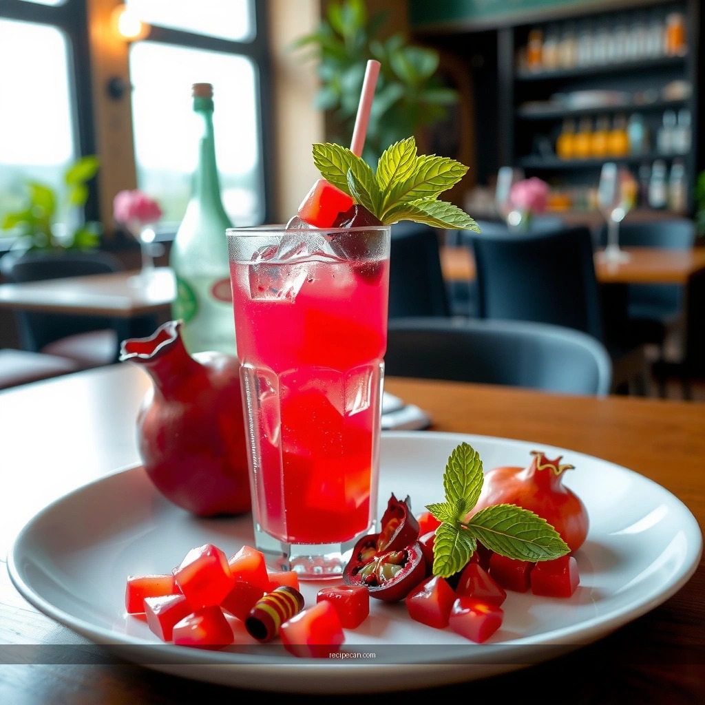 Pomegranate Mojito - pomegranate mojito recipe