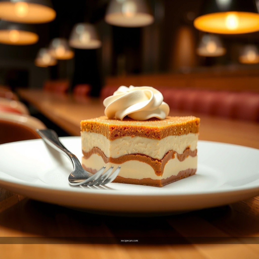 Pumpkin Cream Layer - recipe pumpkin tiramisu