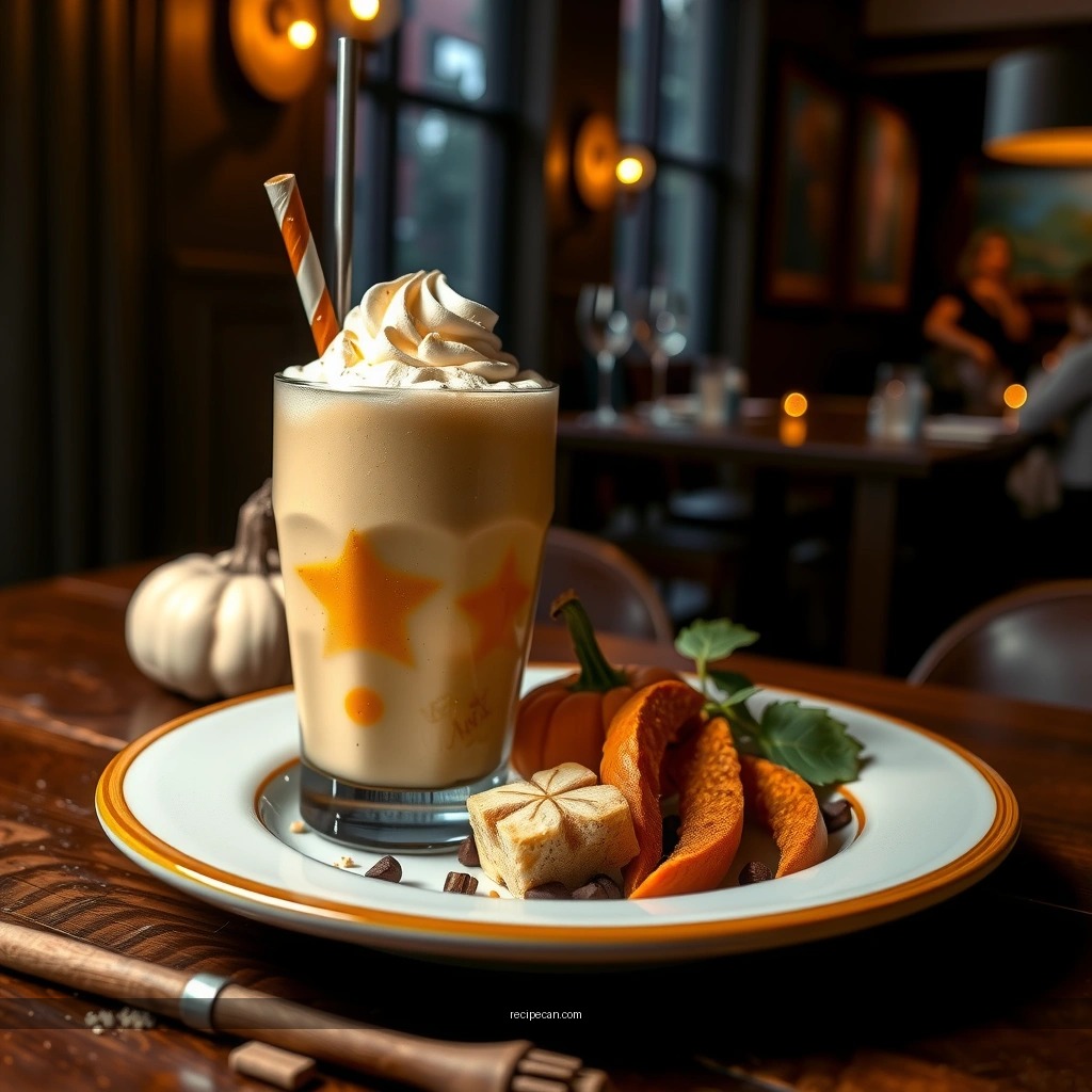 Pumpkin Milkshake - pumpkin milkshake recipe