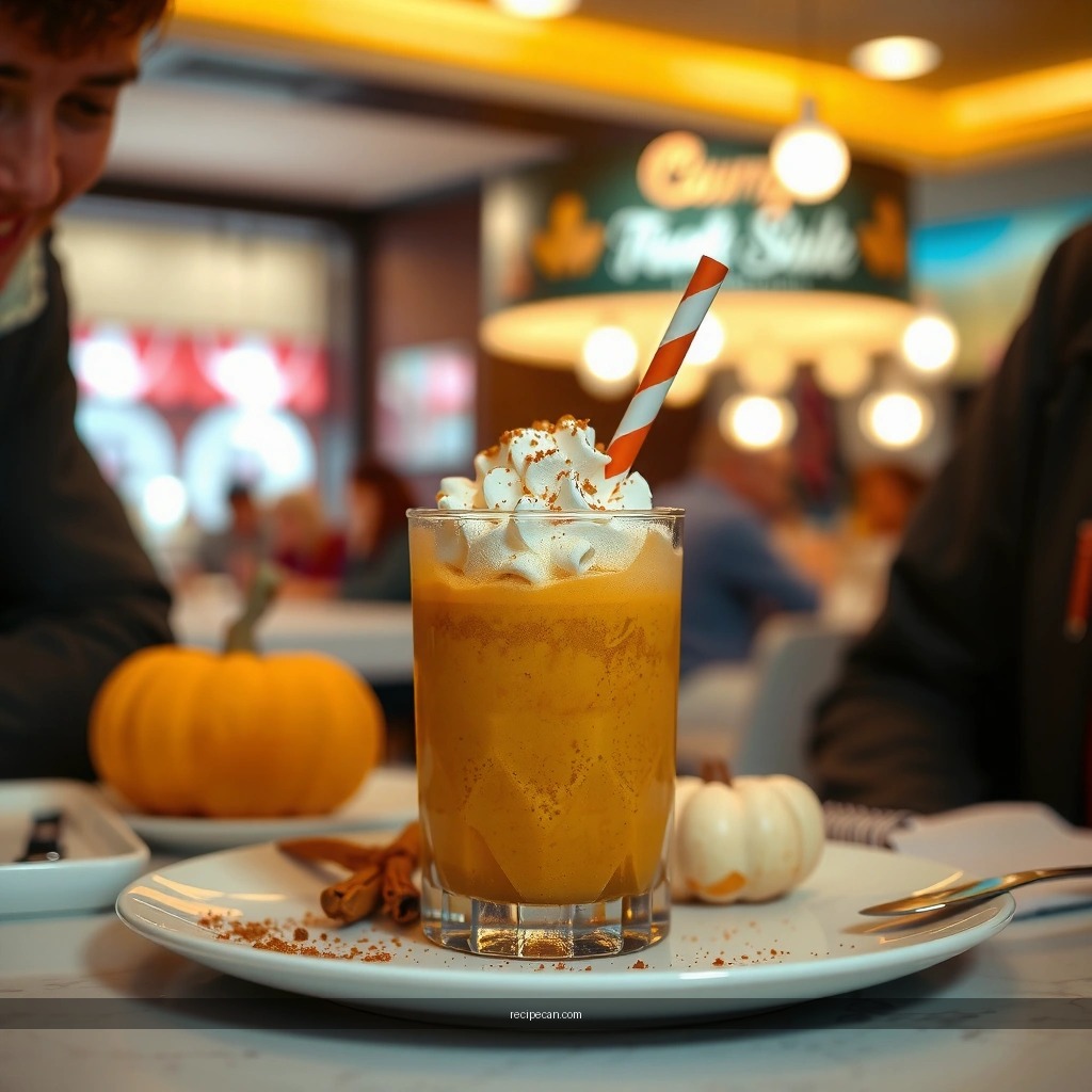Pumpkin Milkshake - pumpkin milkshake recipe