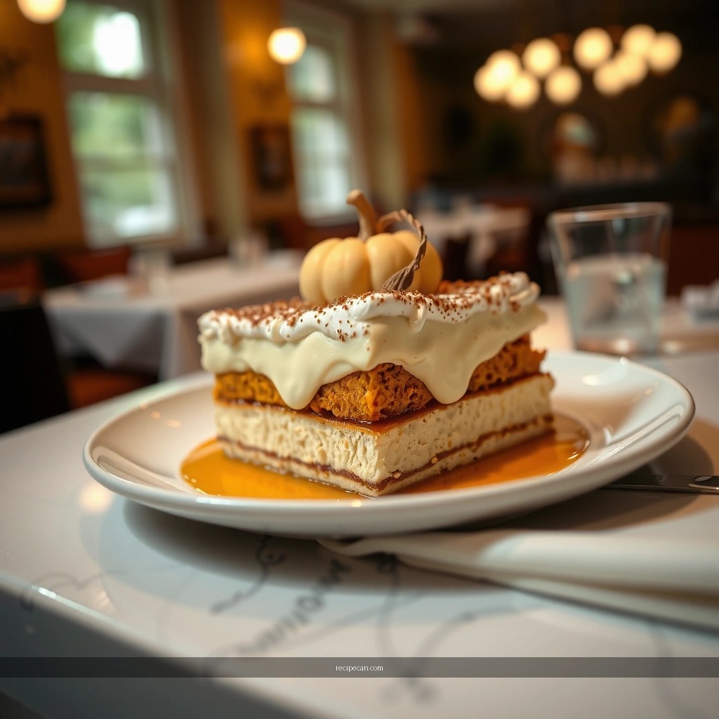 Pumpkin Tiramisu - recipe for pumpkin tiramisu