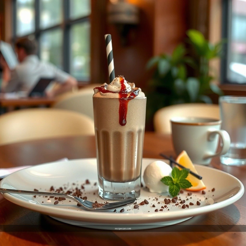 Quick Blender Method - chocolate milkshake without ice cream recipe