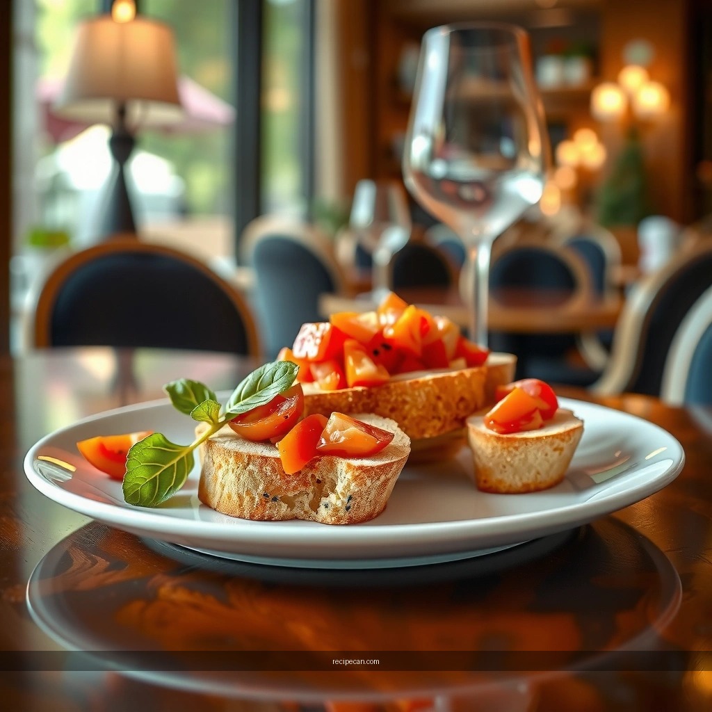 Quick Tomato Topping - bruschetta easy recipe