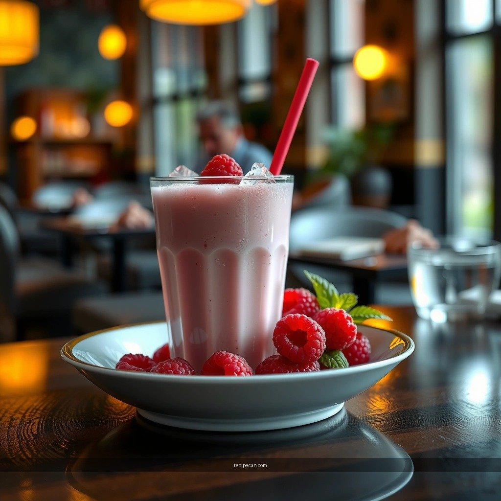 Raspberry Milkshake - recipe for raspberry milkshake