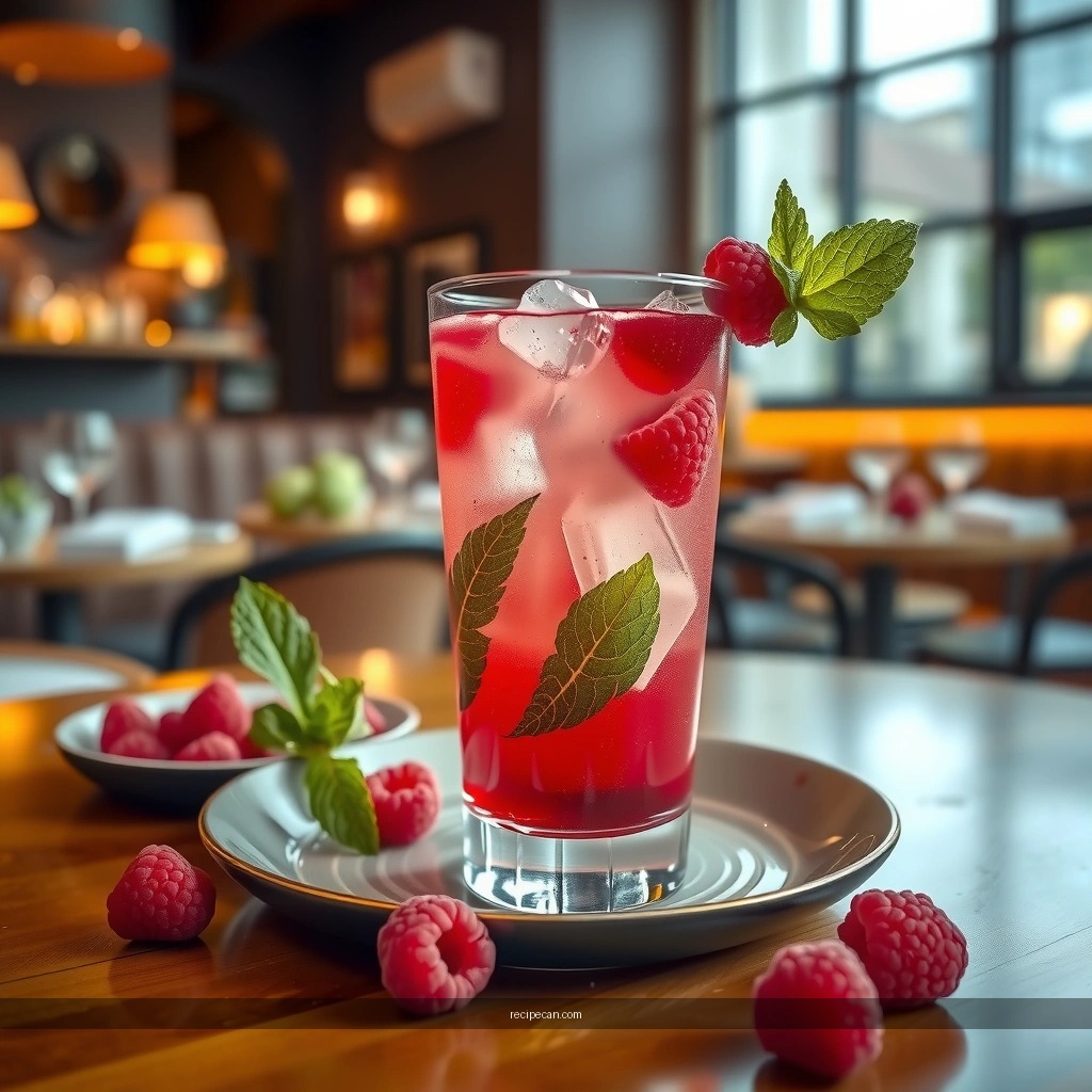 Raspberry Mojito - raspberry mojito cocktail recipe