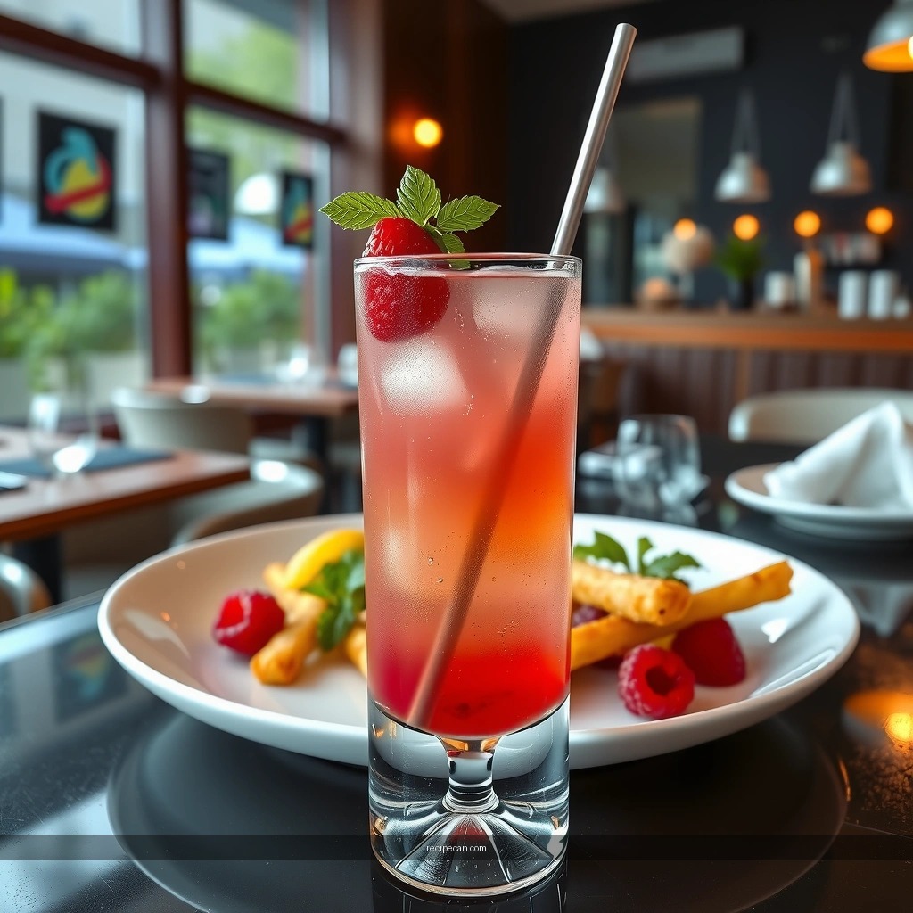 Raspberry Mojito - raspberry mojito drink recipe