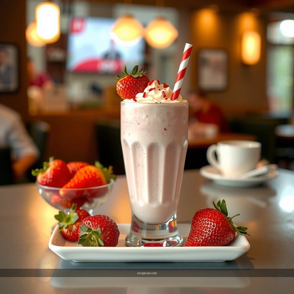 Recipe - mcdonald's strawberry milkshake recipe