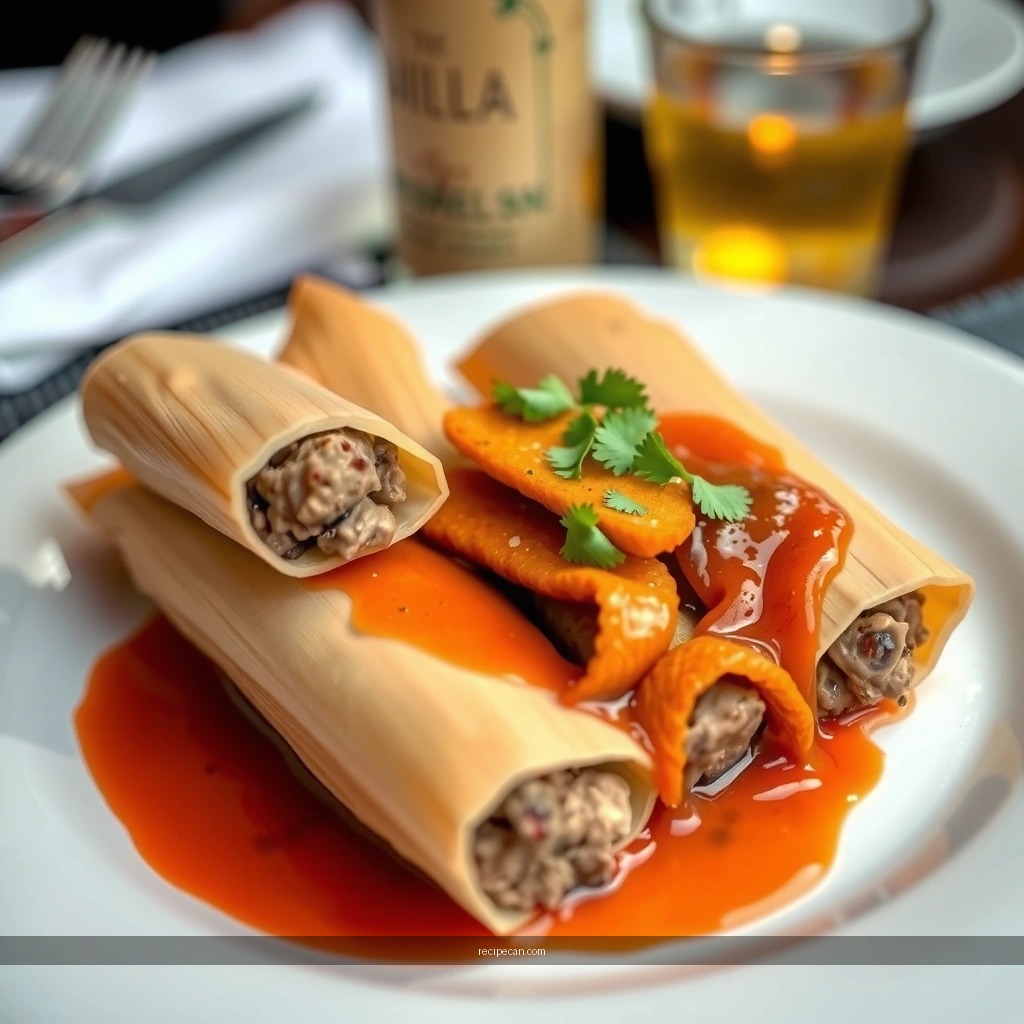 Red Chile Sauce - recipe for red pork tamales