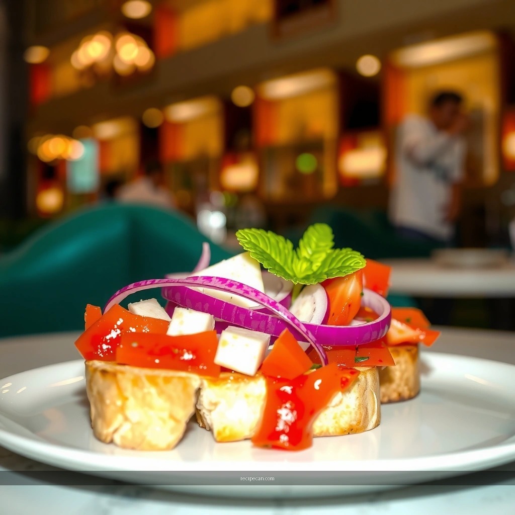 Red Onion Topping - bruschetta with red onion recipe