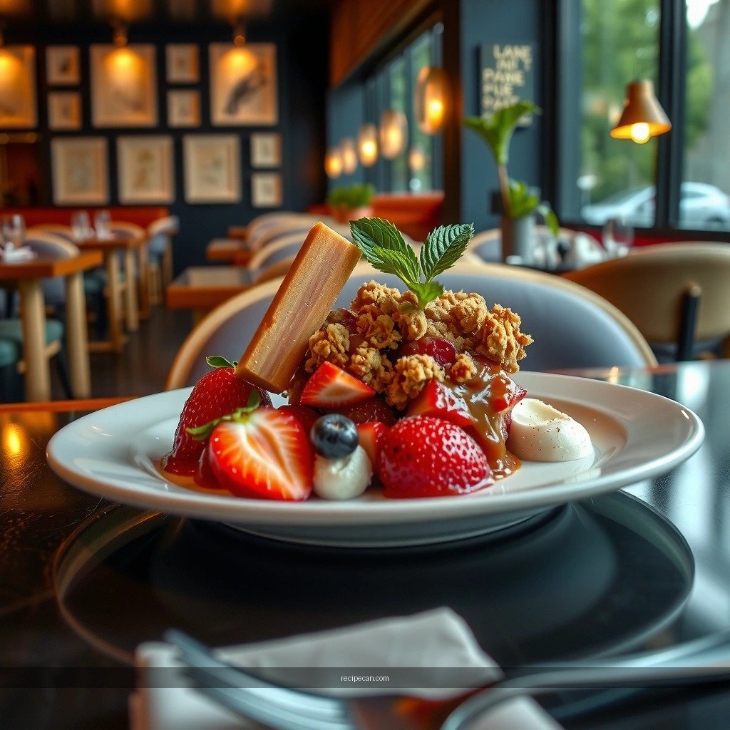 Rhubarb and Strawberry Crumble - rhubarb and strawberry crumble recipe