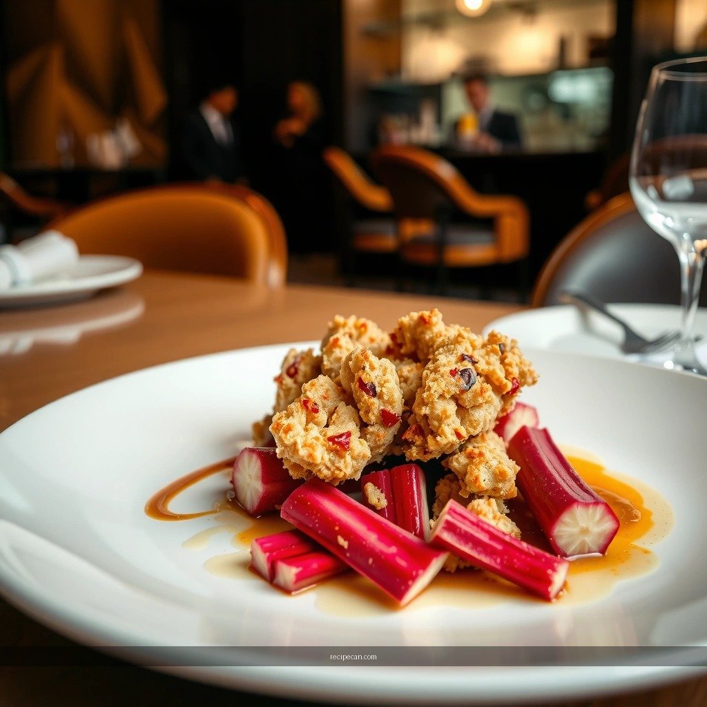Rhubarb Filling - recipe for rhubarb crumble