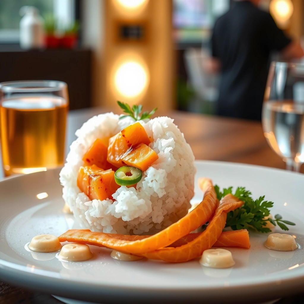 Rice - salmon rice ball recipe