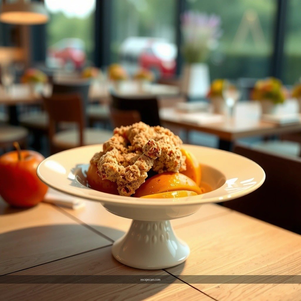 Right Apples - low sugar apple crumble recipe