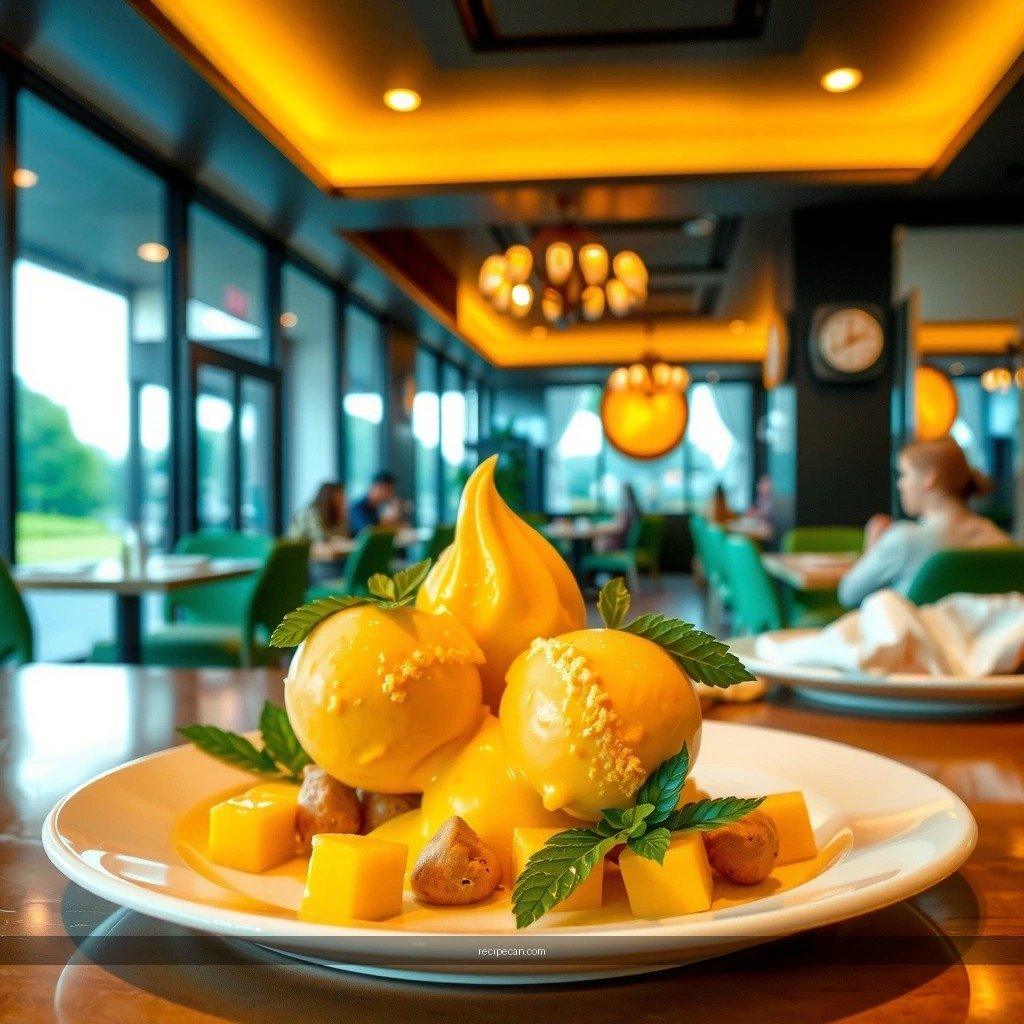 Ripe Mango - healthy mango ice cream recipe