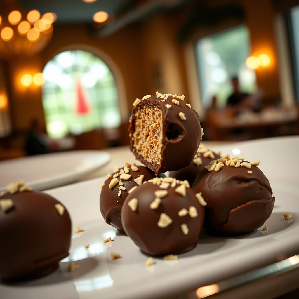 Roll and Shape - chocolate peanut butter balls recipe
