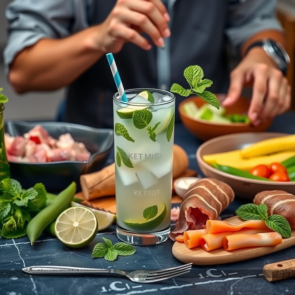 Rum and Lime Ratios - keto mojito recipe