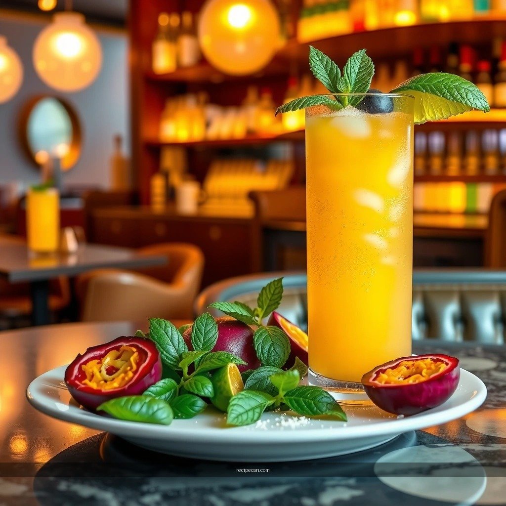 Rum and Passionfruit - passionfruit mojito recipe