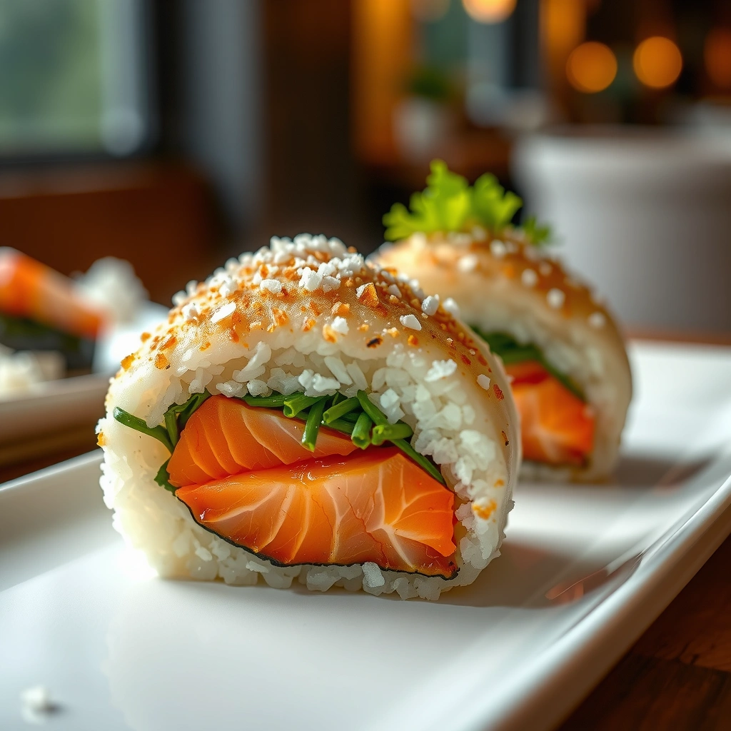 Salmon Filling Ideas - salmon rice ball recipe