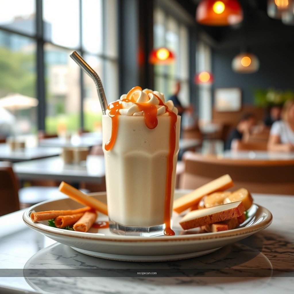 Salted Caramel Milkshake - salted caramel milkshake recipe