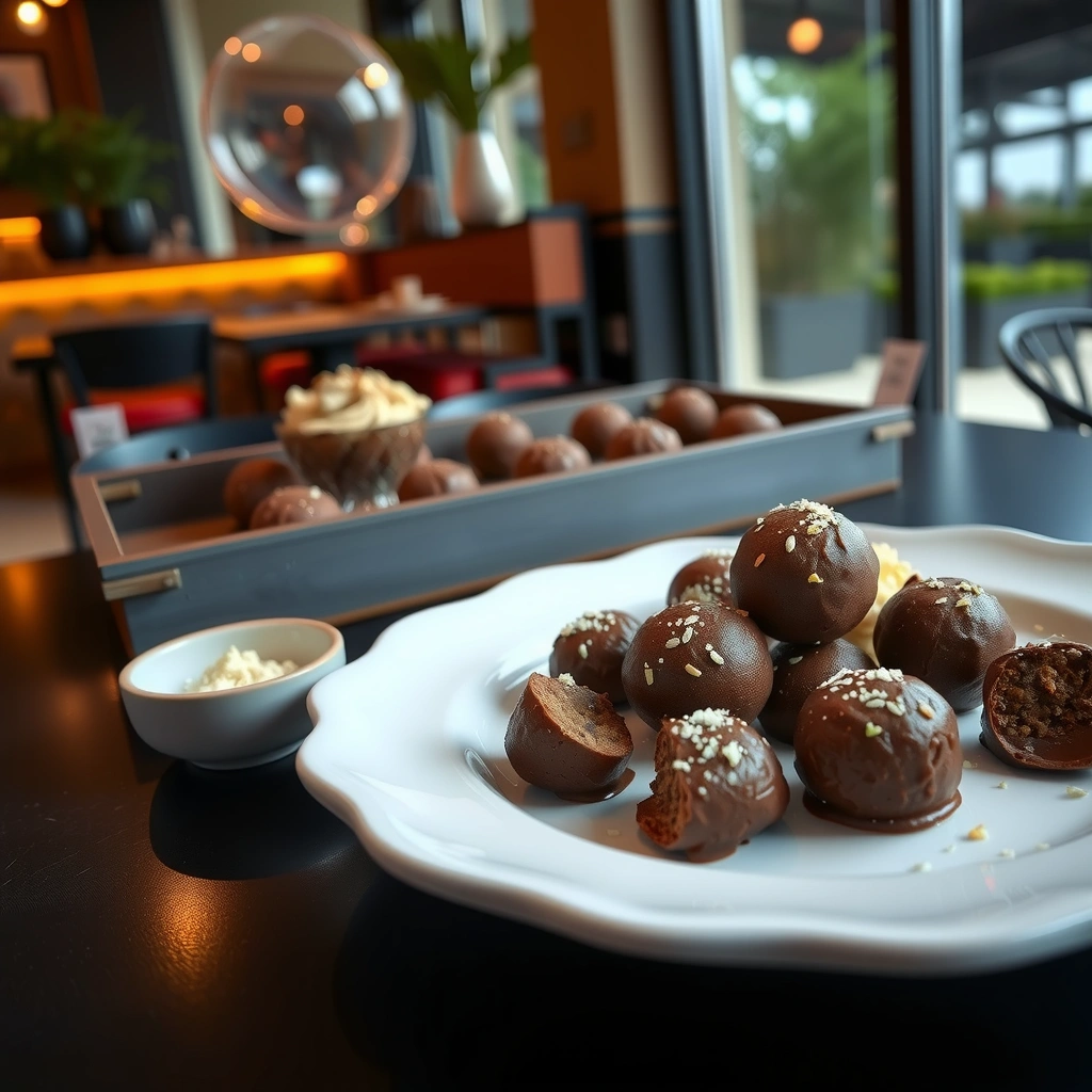 Salted Chocolate Protein Balls - salted chocolate protein balls recipe
