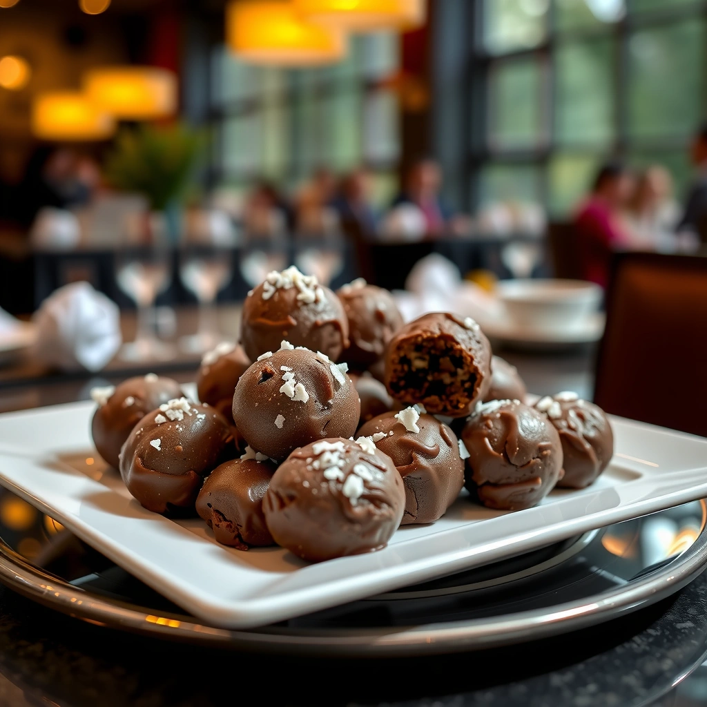 Salted Chocolate Protein Balls - salted chocolate protein balls recipe