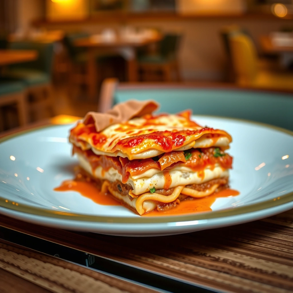 Sauce and Cheese Layers - lasagna easy recipe